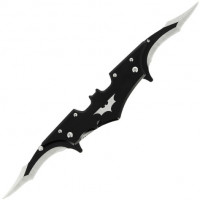 11 inch Batman Style Twin Bladed Lock Knive