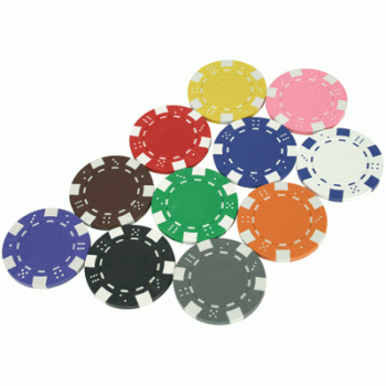 Dice Design Poker Chips Pack of 25