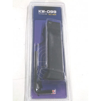 KWC 6mm BB Air Soft Pistol Model 24/7, 46DHN model. 1.6 Joules with 15 Shot Capacity Fixed Metal Slide spare magazine