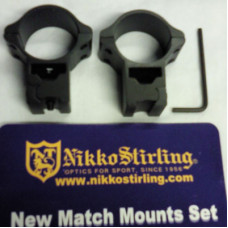 Nikko Stirling MK11 Match Mounts High 30mm Dovetail NSMM3038H