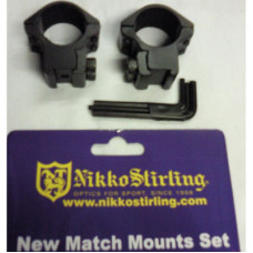 Nikko Stirling Match Mounts Medium 1 inch Dovetail NM38M