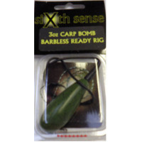 Sixth Sense Ready Made Carp Rigs CARP BOMB BARBLESS GREEN 1.5oz