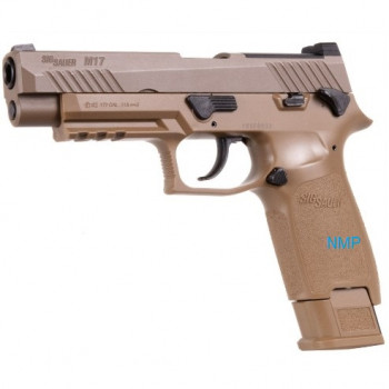 Sig Sauer M17 Coyote Tan Finish, co2 pistol .177 calibre Pellet (4.5mm) Rifled Barrel 20 shot magazine