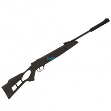 Hatsan Striker Edge Sniper Rifle Break Barrel Springer black thumbhole synthetic stock .22 calibre air gun pellet