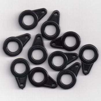 RUN RINGS EASY GLIDE ( BLACK ) Pack of 10 (approx)